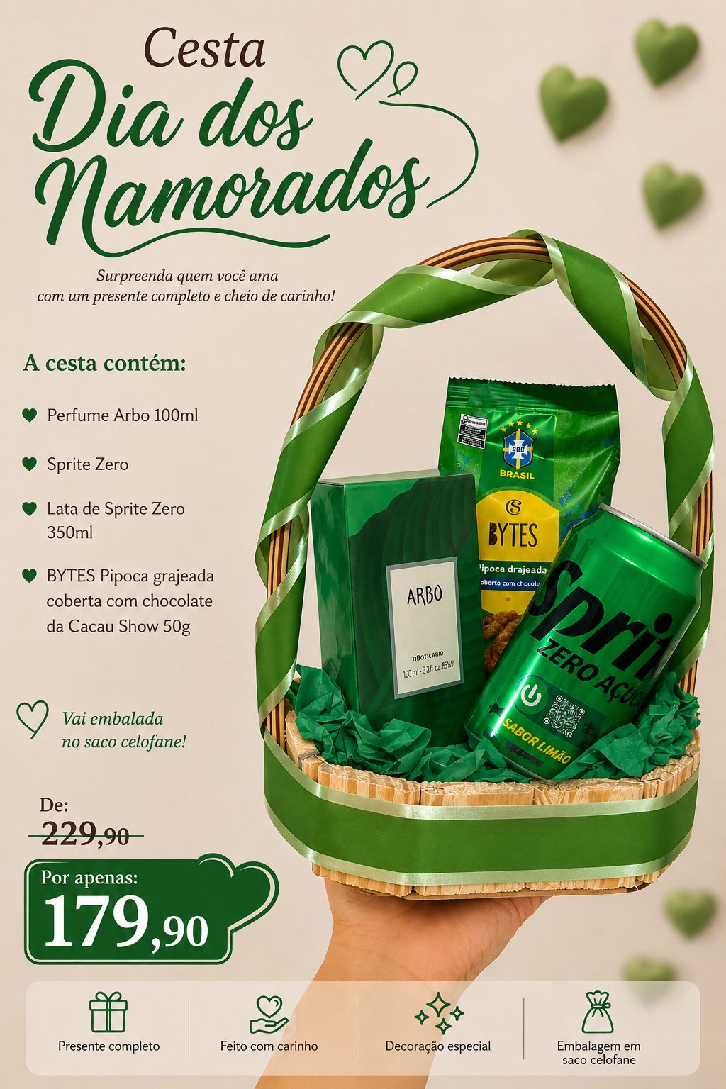 Cesta Arbo + Sprite — O Boticário