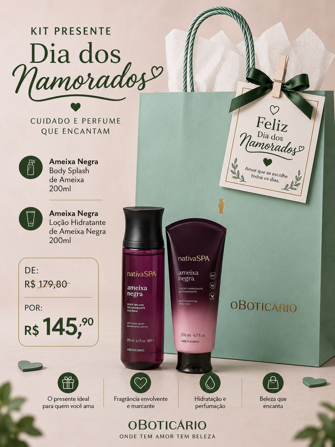 Kit Nativa SPA Ameixa Negra